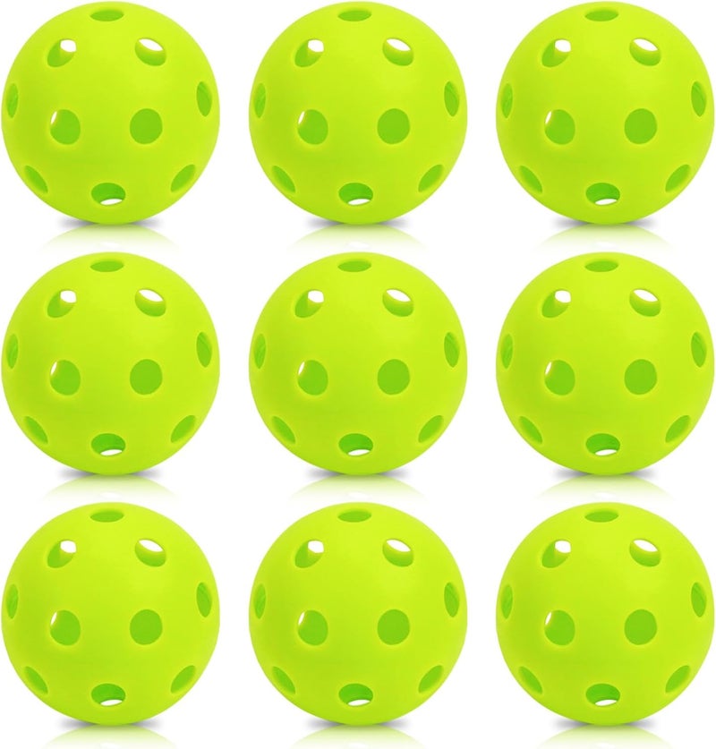 Bac-kitchen 16 Pack Plastic Baseballs - Hollow Softballs for Lightweight Batting Practice - Indoor/Outdoor Training Balls - Image 1